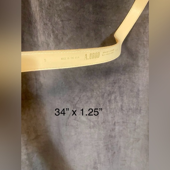 VINTAGE LEATHER A.BROD - Picture 3 of 9